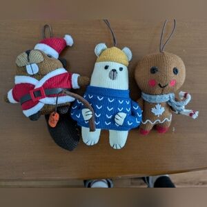 Roots Christmas Ornaments New